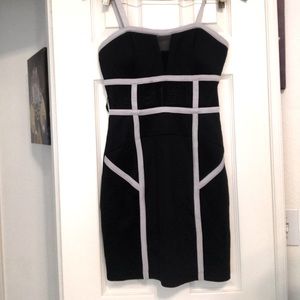 Black and white dress